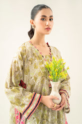 2-Pc Printed Lawn Shirt with Straight Patti CPM-3-94